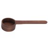 2Pcs Walnut Coffee Bean Measuring Spoon Food Grade Salt Spoon