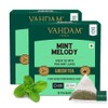 VAHDAM, Mint Green Tea Bags (30 Count) 100% Pure Leaf