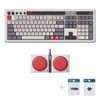 8Bitdo 108 Keys Retro Mechanical Keyboard Bluetooth/2.4G/USB-C, Hot Swappable, Dual