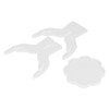 3Pcs DIY Flower Pot Shelf Mold Easy Demoulding Soft Good