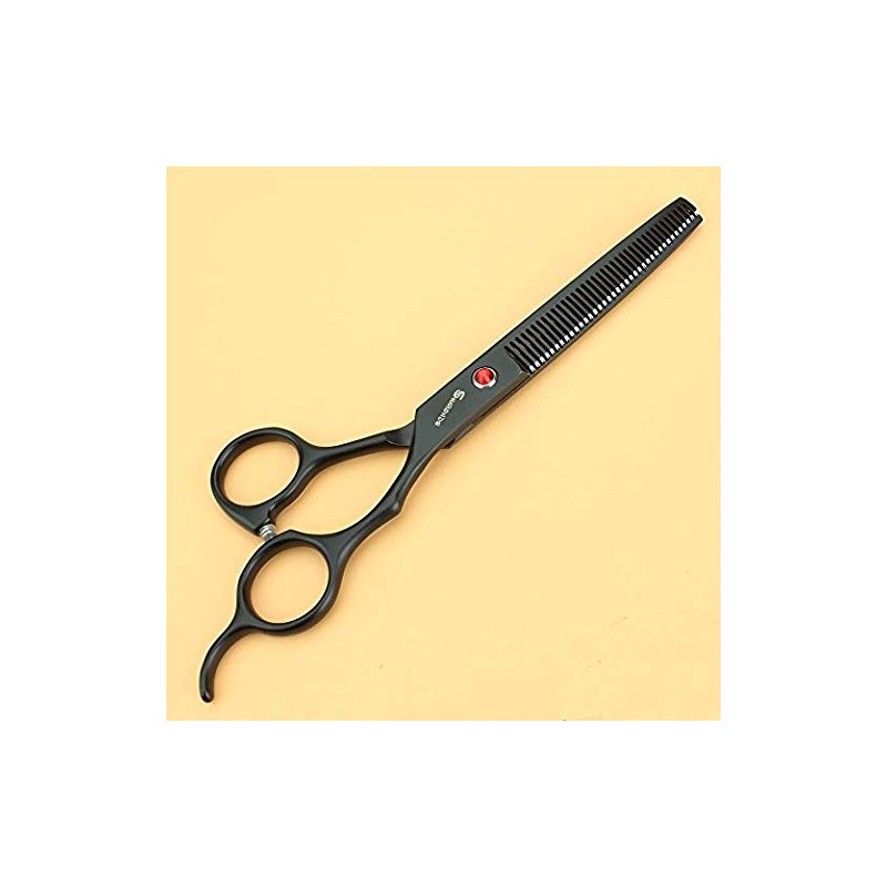 7 Inch Black Hair Thinning Scissors Barber Hair Cutting Scissors Salon