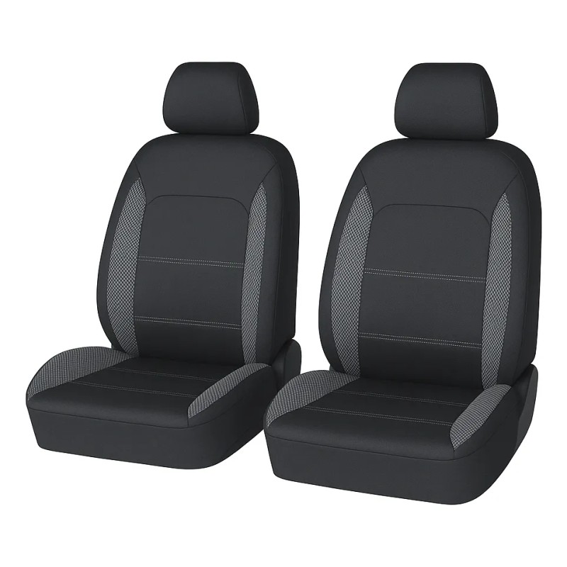Cubreasientos Tela Negro Grey Mesh 13pzs Rivian R1t