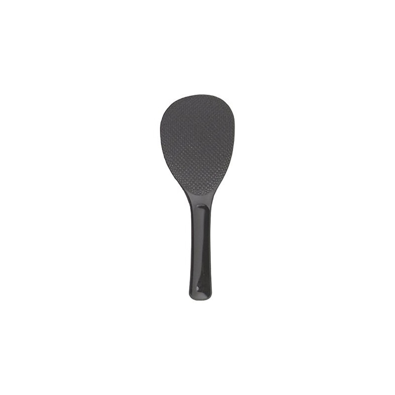 曙産業 しゃもじ 黒 19cm ブリスター 日本製 業務用品 ダブルエンボス加工でごはんがこびりつかない マジックしゃもじ ブラック