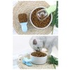 Merkts 2-in-1 Creative Duck Head Shaped Grain Shovel&Food Clip,for Sweet