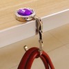 FGXY 4pcs Handbag Hooks, Folding Handbag Hanger, Folding Section Storage,