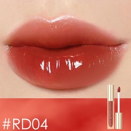 FOCALLURE Glasting Water lip Tint,Non-Sticky Long Lasting Liquid Lipstick,High Shine,Vivid 16 Colors,Glossy Finish Lipgloss for Daily Use