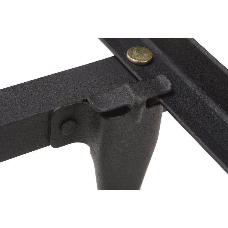 Pilaster Designs Traditional Adjustable Nico Metal Bed Frame with Center