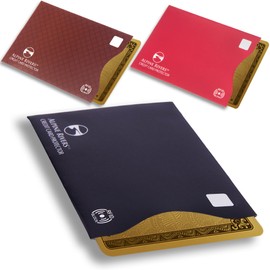 18 mangas de bloqueo RFID (14 soportes de tarjeta de Crédito y 4 protectores de pasaporte) Ultimate protección Premium contra robo de identidad, Set para hombres y mujeres. Smart Slim diseño se adapta perfectamente a portafolios/Monedero, Color (Color Pr
