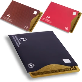 18 mangas de bloqueo RFID (14 soportes de tarjeta de Crédito y 4 protectores de pasaporte) Ultimate protección Premium contra robo de identidad, Set para hombres y mujeres. Smart Slim diseño se adapta perfectamente a portafolios/Monedero, Color (Color Pr