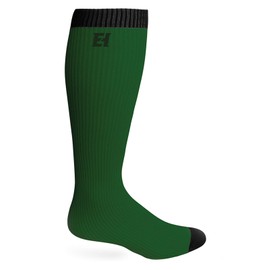 Elite Hockey, Coolmax Pro-Liner Tube Sock (Dark Green, Junior)