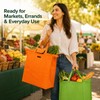 Reusable Shopping Tote Bags for Grocery Carts – 4-Piece Foldable