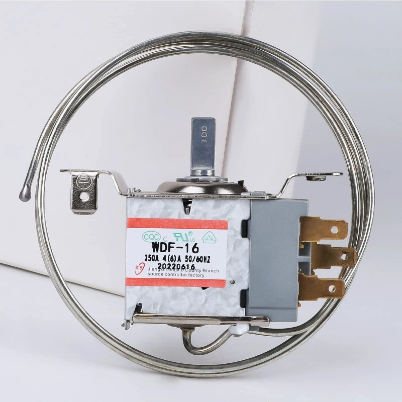 Houseup Mini Fridge Thermostat, 3 Pin WDF-16 Universal Freezer Refrigerator