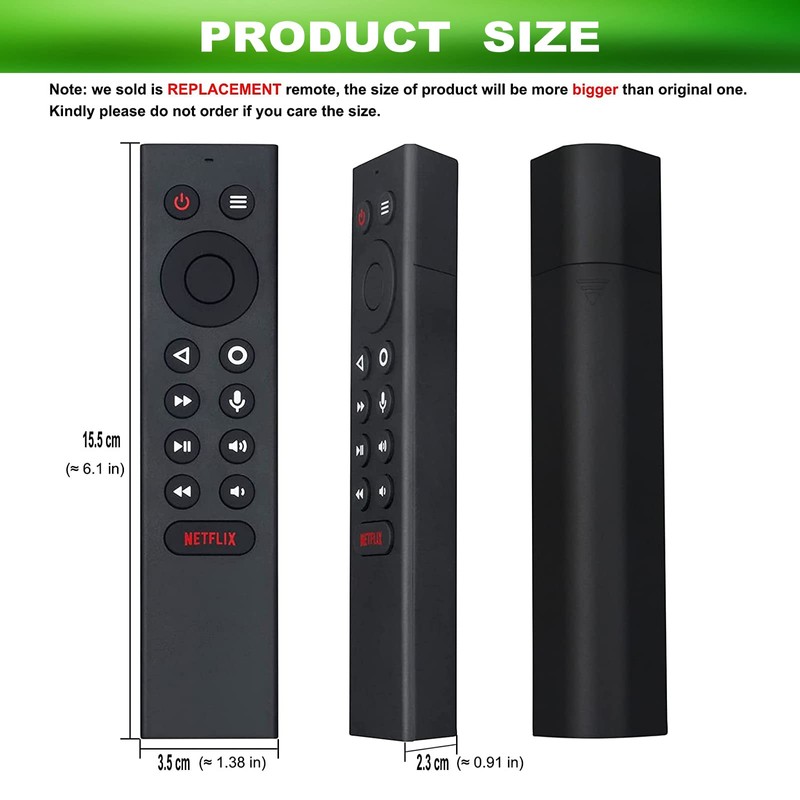 PERFASCIN P3700 sub P2575 P2897 Replacement Voice Universal Remote Control
