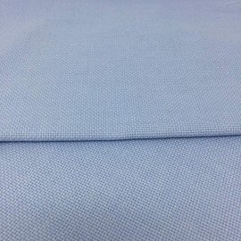 Delicatela Cross Stitch Fabric 75cm x 50cm 5.5 Stitches / cm - 14 Counts/Inch - 100% Cotton - Choice of Colours 75cm x 50cm Light Blue