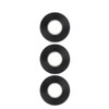 Pack of 3 Electrical tape black 50ft, 3/4” width