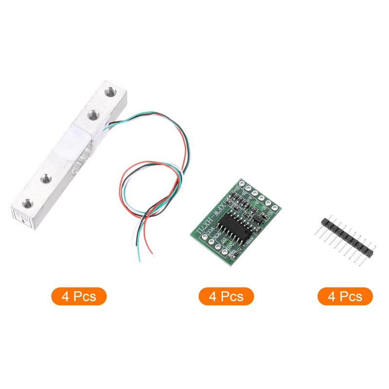 sourcing map 4 Set Digital Load Cell Weight Sensor 5KG