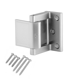 1 Pcs Security Door Lock, Zinc Alloy Home Door Reinforcement Lock with Screws for Home Office Travel
