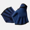 Webbed Swim Gloves with Adjustable Wrist Strap for Swimming, Diving
