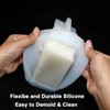 3D Book Silicone Candle Mold Large Retro Book Shape Silicone