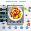 Báscula Digital de Cocina, Báscula de Cocina de acero inoxidable