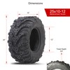 Tusk Mud Force® Tire 25x10-12