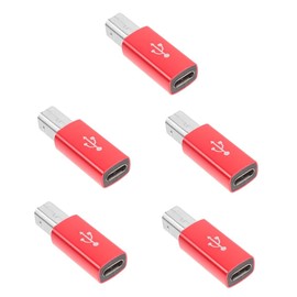 SUPVOX 5pcs Type-c to Male Adapter Compact USB Converter for Electric Piano Printers Mixers Guitars Connection
