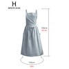 Spdycess soft cotton kitchen cooking apron with cross back: for