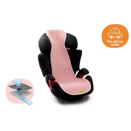 AeroMoov - Baby seat cover air layer - insert for car seat or pram - group 2/3 - anti-sweat summer cover - organic cotton - flower