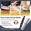 Pizza Peel Aluminum Pizzas Spatula (12 Inch), Joyfair Long Handle