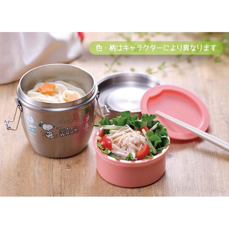 Skater STLBD6AG-A ELLE Thermal Lunch Box, 18.7 fl oz (550