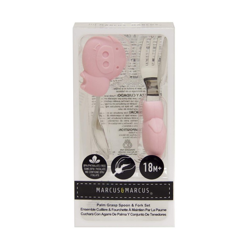 MARCUS & MARCUS MMPG-PG Palm Glass, Spoon & Fork, Lid
