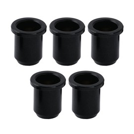 Musiclily Pro 14mm Brass Bass String Ferrules Bushings Through Body for Jazz Bass/Precision Bass, Black (Set of 5)