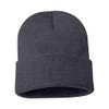 Sportsman Solid 12" Cuffed Beanie One Size Heather Charcoal