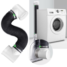 Dryer Vent Hose For Tight Space,Indoor Dryer Vent, Dryer Hose Vent Kit,90 Degree Dryer Vent Elbow,Dryer Vent Connector Kit,Dryer Vent Duct, Dryer Vent Adapter, Dryer Vent Vacuum Hose Attachment