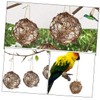 BESPORTBLE Garden Hummingbird Feeder Bird Toys Nesting Box DIY Nesting