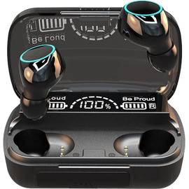 Wireless Earbuds Bluetooth 5.3 Headphones, Long Playing time , Touch Control Noise Reduction Headphones ,IP7 Waterproof Mini Ear Buds Mic In-Ear Headset ,Compatible with IOS , Android Smartphone