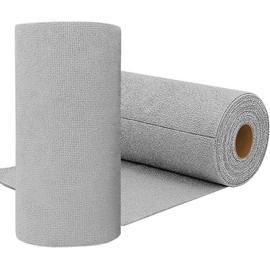 YOU ER MEI Rollo de Toallas de Microfibra para Limpieza, 50 Paños Desprendibles, 25×25cm, Absorbentes y Lavables, para Cocina, Auto, Taller y Hogar