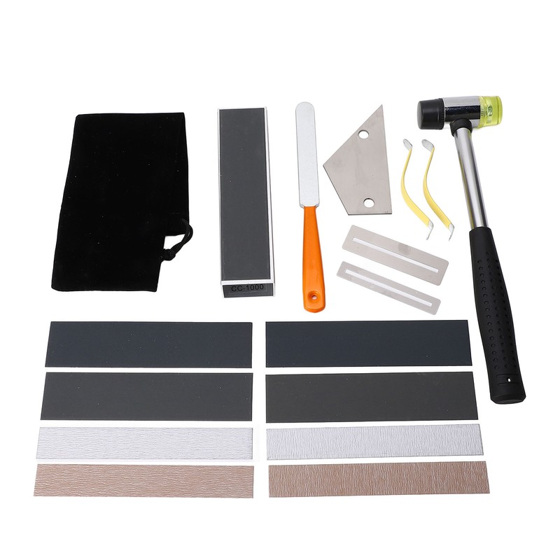 17Pcs Guitar Luthier Tool Set Kit Fret Installation Repair Tools