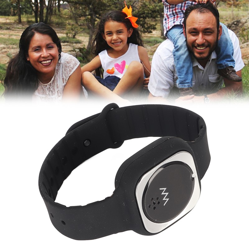 Ultrasonic Repellent Bracelet Watch with Clock Function Rechargeable Waterproof Repellent
