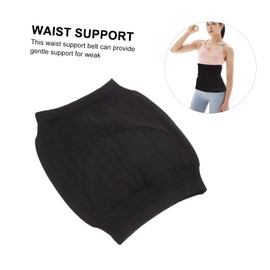 OATIPHO 1pc Lumbar Support Belt Breathable Waist Protective Belt for Warm Cashmere Material Suitable for Long and Outdoor Activities Black Xl