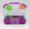 BPS Hamster Cage Chalet House with Feeding Bowl, Drinker, Wheel,