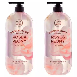 On The Body 온더바디 수퍼보타닉 바디워시 로즈 앤 피오니향, 900g, 2개 On The Body Superbotanic Body Wash Rose & Peony Scent, 900g, 2 Pieces