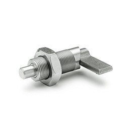 Ganter Normelemente GN 612-5-M12-AK-NI 612-5-M12-AK-NI Stainless Steel Locking Latch, Stainless Steel, Thread d2: M12