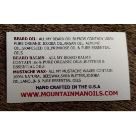 MOUNTAIN MAN OILS BEARD OIL & ROSEWOOD COMB COMBO PACK