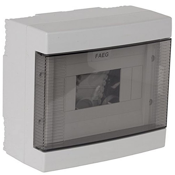 Electraline 60435 IP44 Distribution Board With Door 4 Compartments