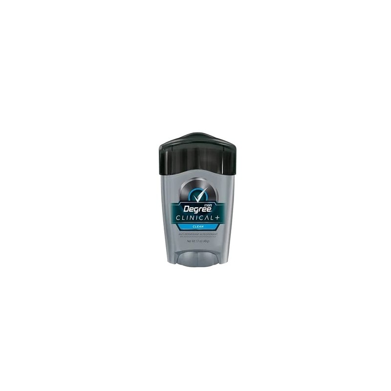 DEGREE Men Clean Clinical Antiperspirant Deodorant, 1.7 Ounce (Pack of