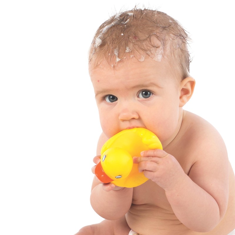 Playgro Fully Sealed Bath Duckie, Yellow,