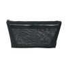 Muji NDE06A1S Nylon Mesh Pen Case with Gusset, Black, Approx.