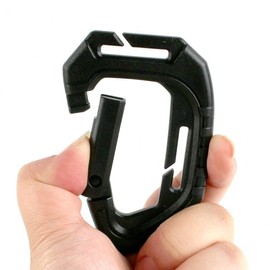 Plastic Carabiner Plastic D Type carabiner 2ea