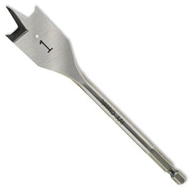 IVY Classic 10716 1 x 6-Inch Swift Bore® Wood Spade Bit, High-Carbon Steel, 1/Card